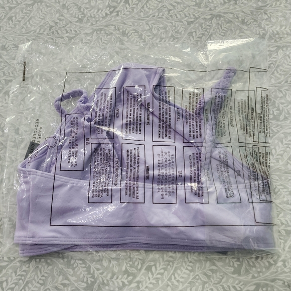 NEW! Abercrombie Kids Braided Triangle Cinched Two-piece Swimsuit, Size 13/14 - Picture 5 of 9